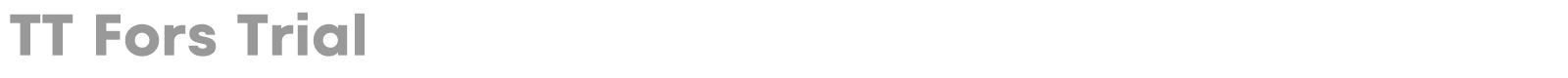 TT Fors font preview